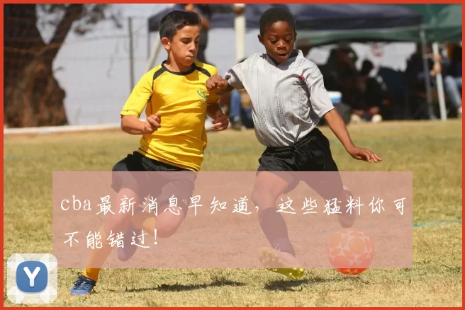 cba最新消息早知道,这些猛料你可不能错过!
